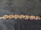 Vintage Pink/Fuschia Rhinestone Clasp Bracelet