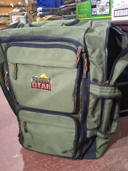 BL-Rolling Canvas Suitcase by Rugged Gear