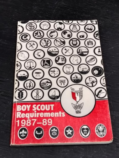 BSA Scout Requirement Book-1989