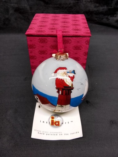 Hand painted Nautical Christmas Ornament