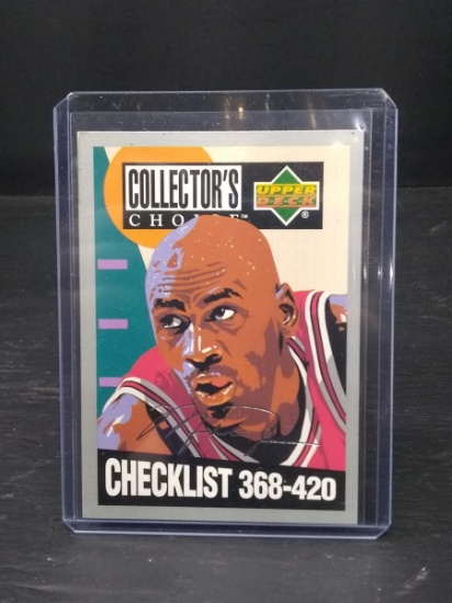 Basketball Collector Card -Michael Jordan - #368-420 Checklist Card