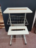 Laminate Rolling Printer Cart