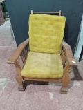 Antique Oak Mission Style Chair