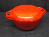 Denmark Cast Iron Enamel Roaster w/ Lid