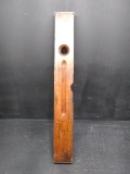 Stanley Rule 8 Level Company-Wood and Brass Level