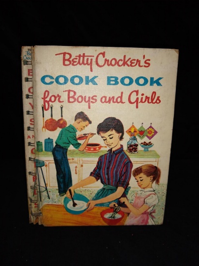 Vintage Children's Cookbook-Betty Crocker's Cook Book for Boys and Girls-1957