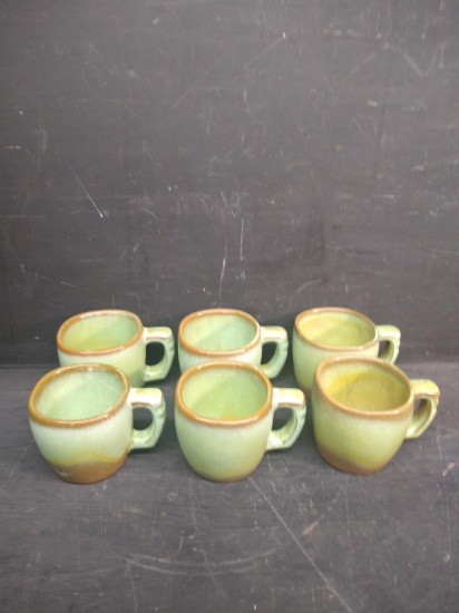 Collection 6 MCM Frankoma Pottery Mugs