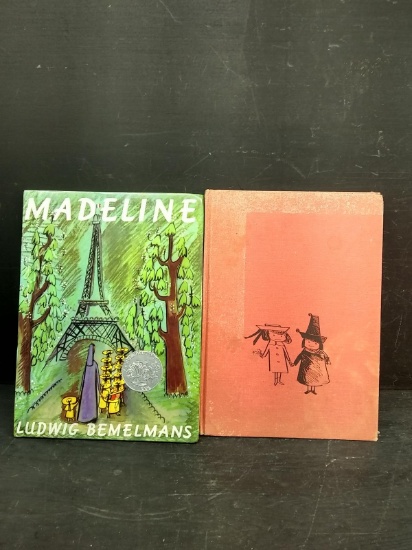 Vintage Children's Books-Madeline 1967 & Madeline and the Bad Hat-1956