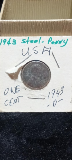 1943 Steel Wheat Penny