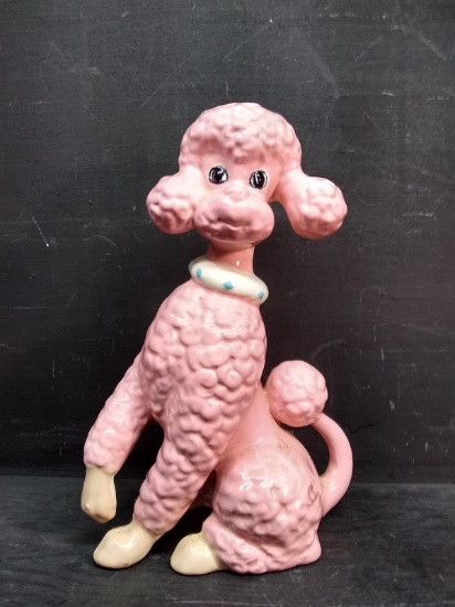 MCM Ceramic Pink Poodle