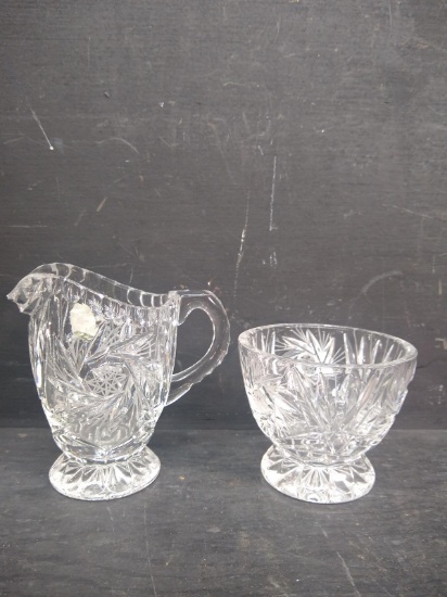 EAPG Star of David Sugar and Creamer