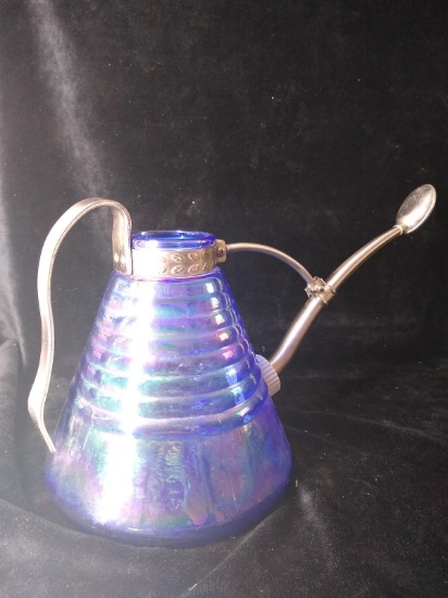 Vintage Carnival Glass Watering Can