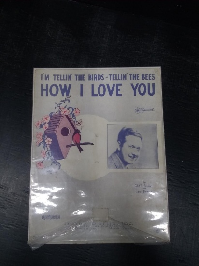 Vintage Sheet Music-I'm Telling the Birds How I Love You-1926