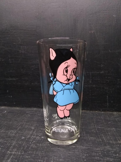 Pepsi Collector Glass-Petunia Pig