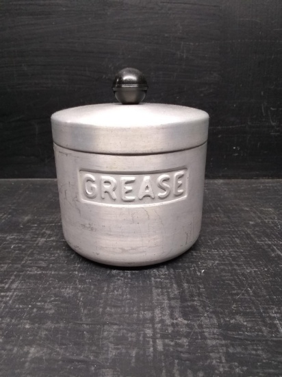 Vintage Metal Grease Can