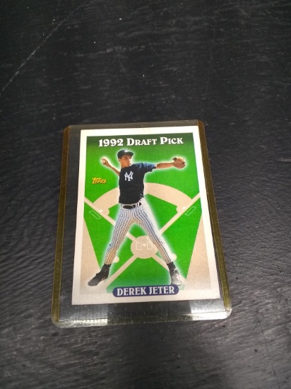 Uncertified Trading Card-1992 Draft Pick Derek Jeter #98 by Topps