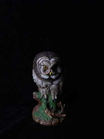 Great Gray Owl Figure by Andre Sad 1986
