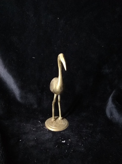Brass Stork Paperweight