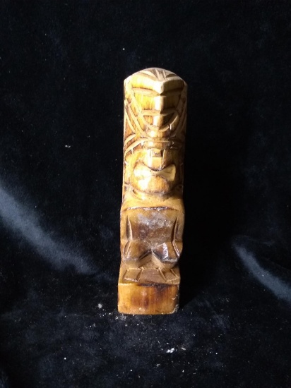 Hand Carved African Totem Pole Figure