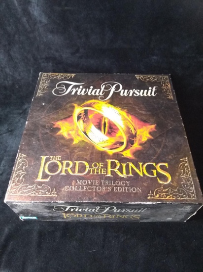 Pop Culture Themed Game-Trivial Pursuit Lord of the Rings