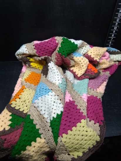Multicolor Crochet Afghan