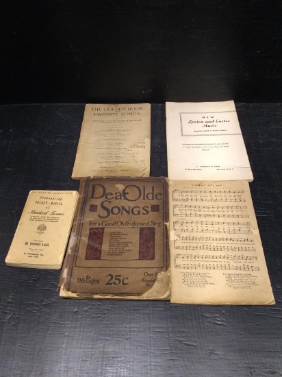 Collection Assorted Vintage Ephemera & Pamphlets (songbooks)