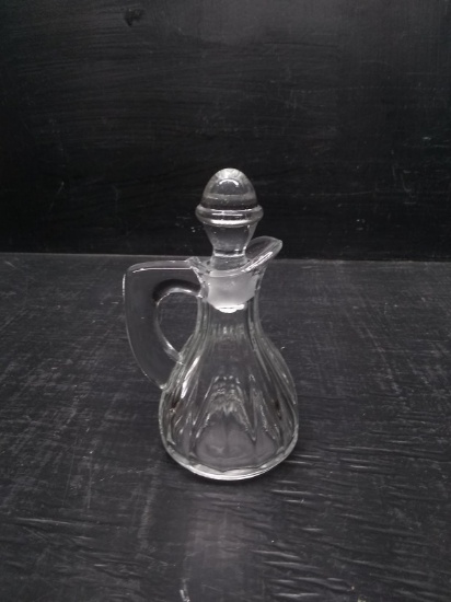 Crystal Cruet with Ground Stopper