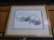 Framed and Double Matted Print-Hanging Baskets-Signed