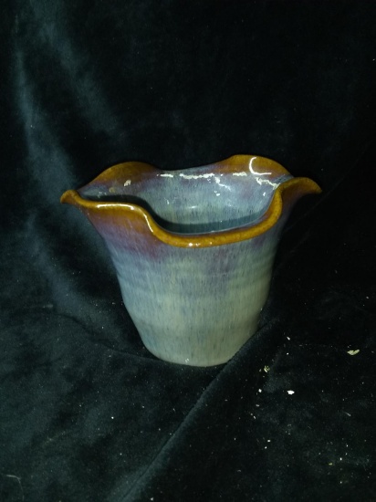 Contemporary Glazed Pottery Planter