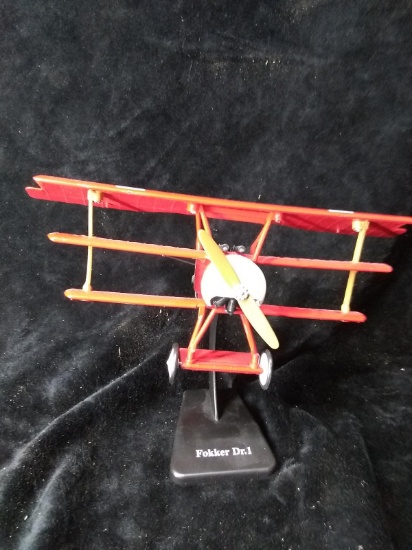 Plastic Airplane Model-Red Baron-Fokkrdr.1