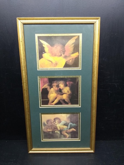 Framed Triple Matted Print - Angels