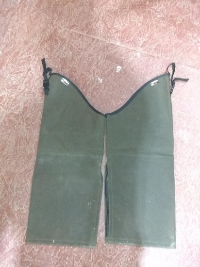 BL-Pair of Canvas Chaps/Snake Prevention Covers-Rattlers Brand