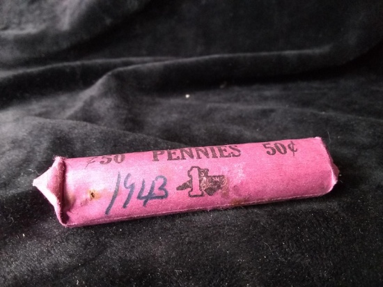 Coin-Roll 1943P Pennies