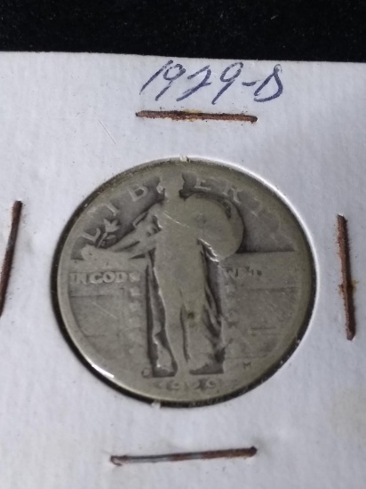 Coin-1929 Standing Liberty Quarter Dollar