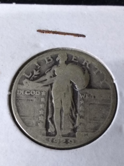 Coin-1929 Standing Liberty Quarter Dollar