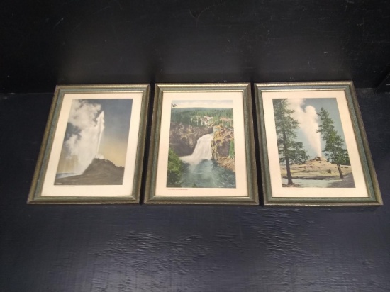 Collection 3 Framed Prints-Historical Landscape