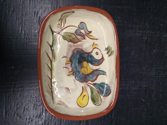 Vintage Welden Pa. Dutch Redware Pottery-Bird