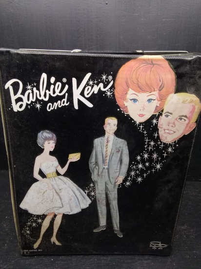 Vintage Barbie and Ken Travel Suitcase