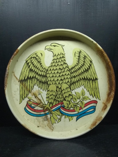 Vintage Bicentennial Eagle Serving Tray