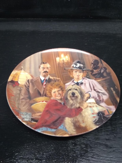 Collector Plate-Knowles "Annie, Lily, and Rooster" with COA