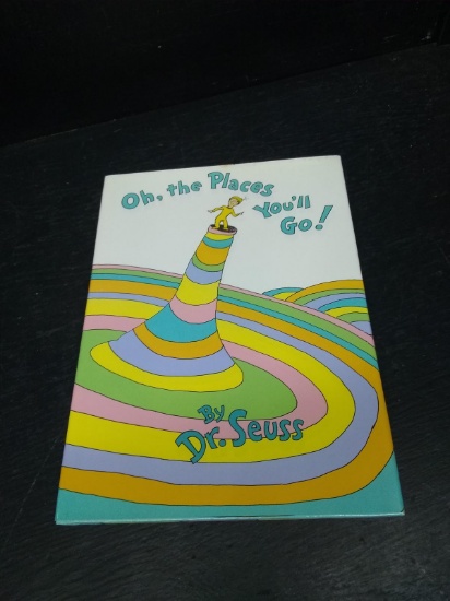 Children's Book-Oh, the Places You'll Go! Dr Seuss-1990 DJ