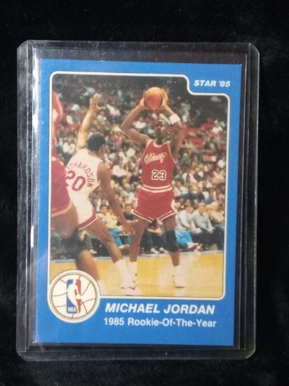 michael jordan 1985 rookie of the year card