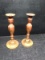 Pair Brass Candlesticks