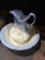 BL-Ceramic Bowl and Pitcher with Duck Motif