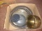 BL-Silver Plated Trays and Brass Planter