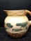 Antique Roseville Pottery Landscape Pitcher