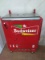 Vintage Budweiser Rolling Refrigerated Cooler