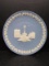 Blue and White Wedgwood Commemorative Plate-Christmas 1971