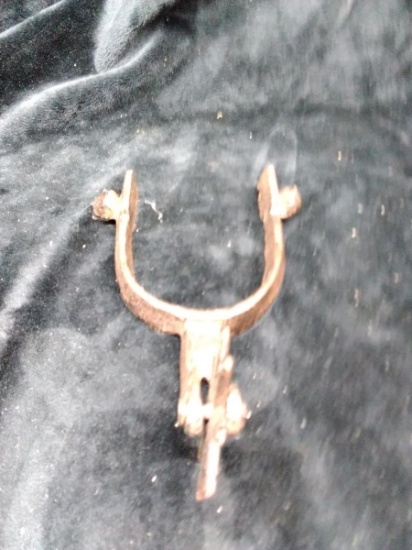 Decorative Cast Metal Coat Hook-Spur