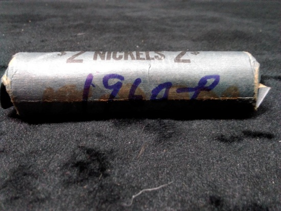 Roll Coin-1960 P Nickels